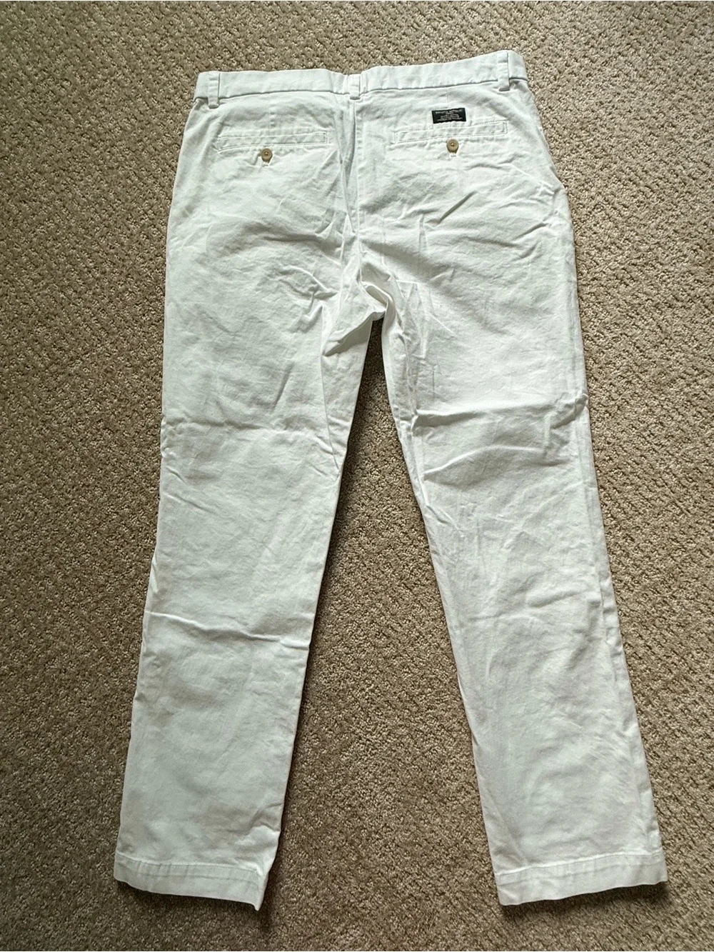 Banana Republic Aiden Chino Pants – White – Men’s 35x32